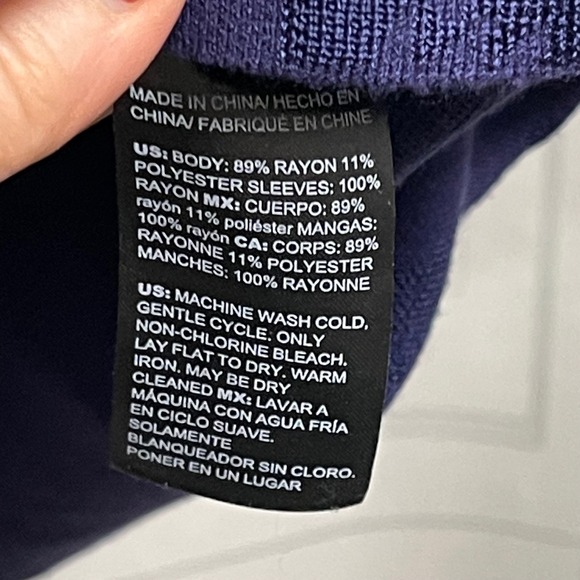 White House Black‎ Market Blue Onyx Sheer Sleeve Jacquard Midi Dress XS - Picture 10 of 16